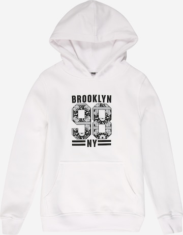 Mister Tee Regular Fit Sweatshirt 'Brooklyn 98' in Weiß: predná strana