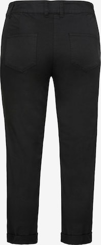 SHEEGO Slimfit Hose in Schwarz