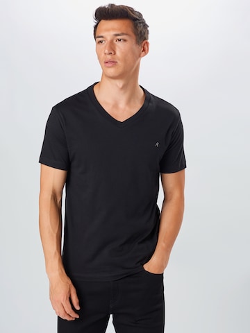 REPLAY Regular fit Shirt in Zwart: voorkant