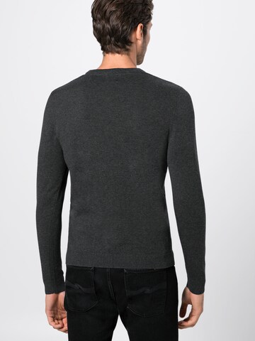 JACK & JONES Pullover in Grau: zadná strana