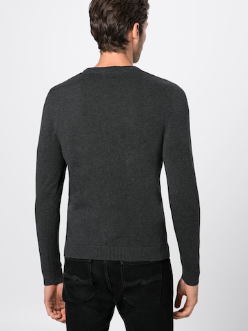 Pull-over JACK & JONES en gris : derrière