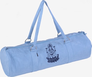 YOGISTAR.COM Sports Bag in Blue: front