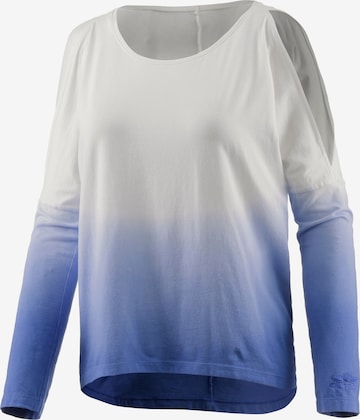 KAMAH Performance Shirt 'Padme' in Blue: front