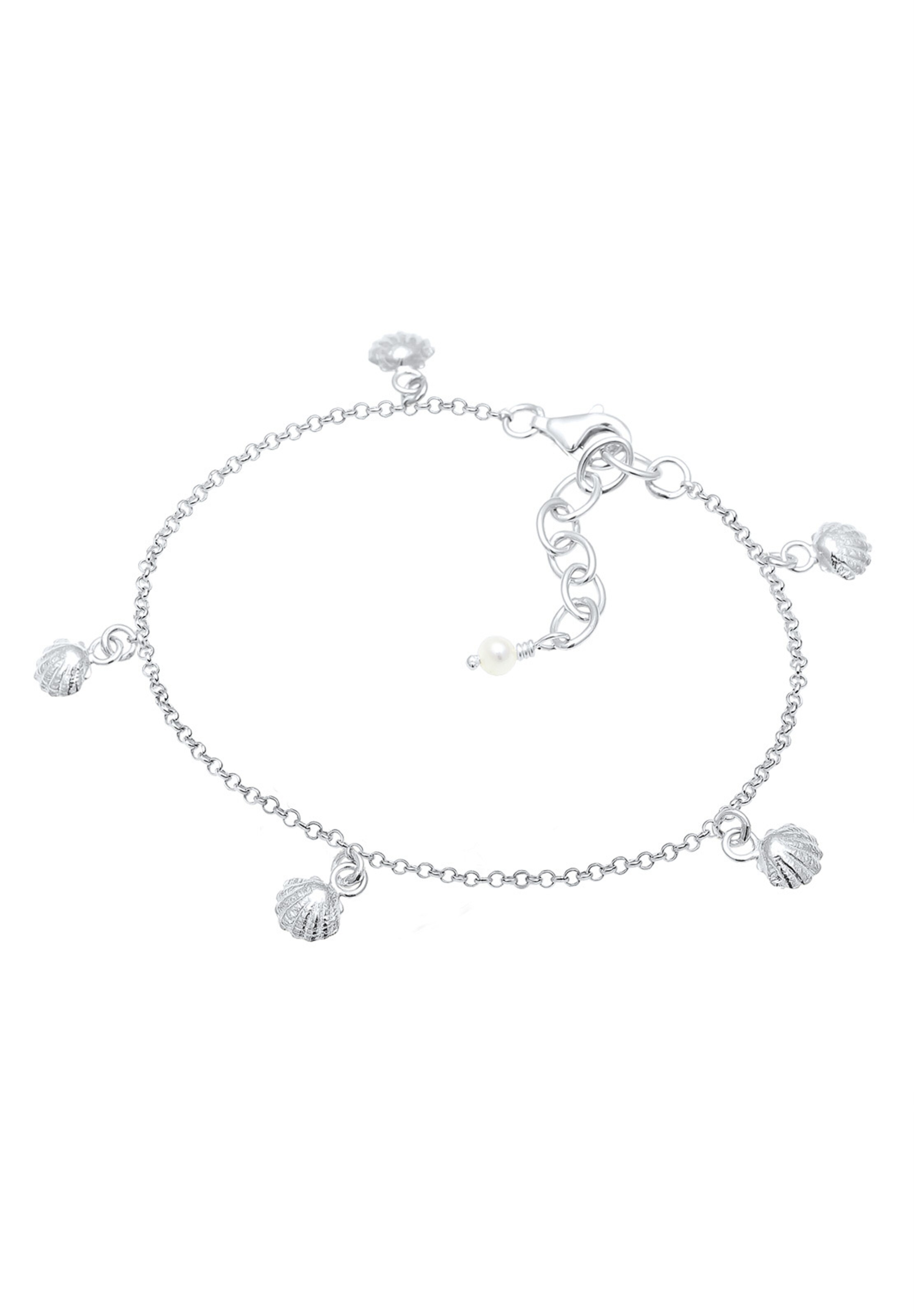 ELLI Armband 'Muschel' in Zilver
