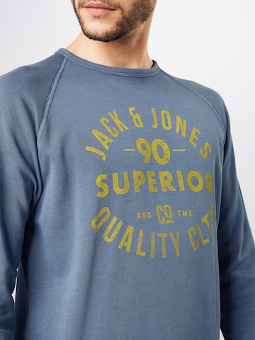 JACK & JONES Regular Fit Sweatshirt in Blau