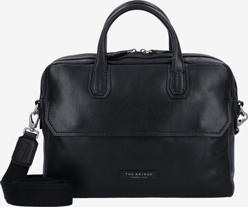 The Bridge Document Bag in Black: front