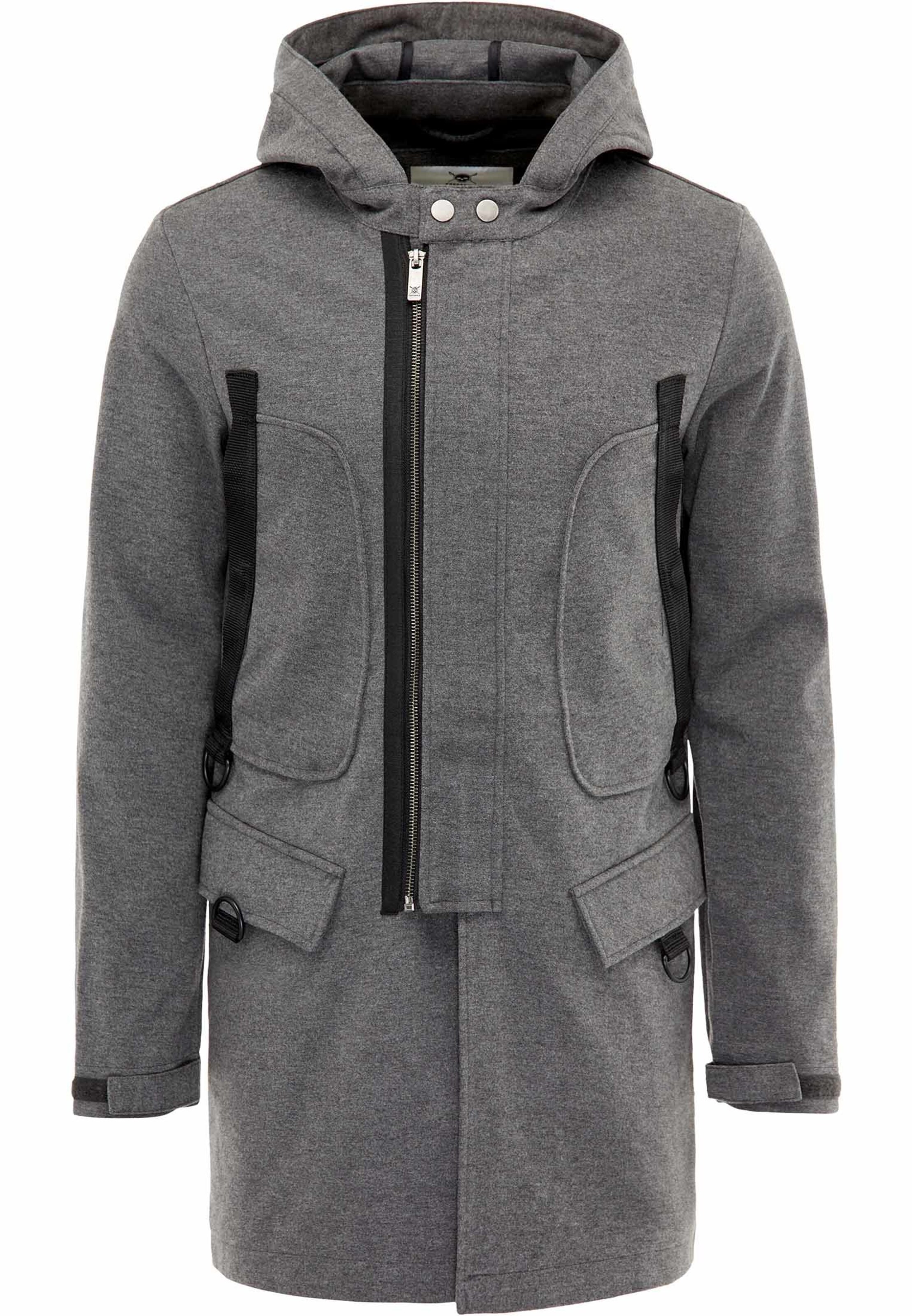 TUFFSKULL - Tussenparka in de kleur Grijs gemêleerd