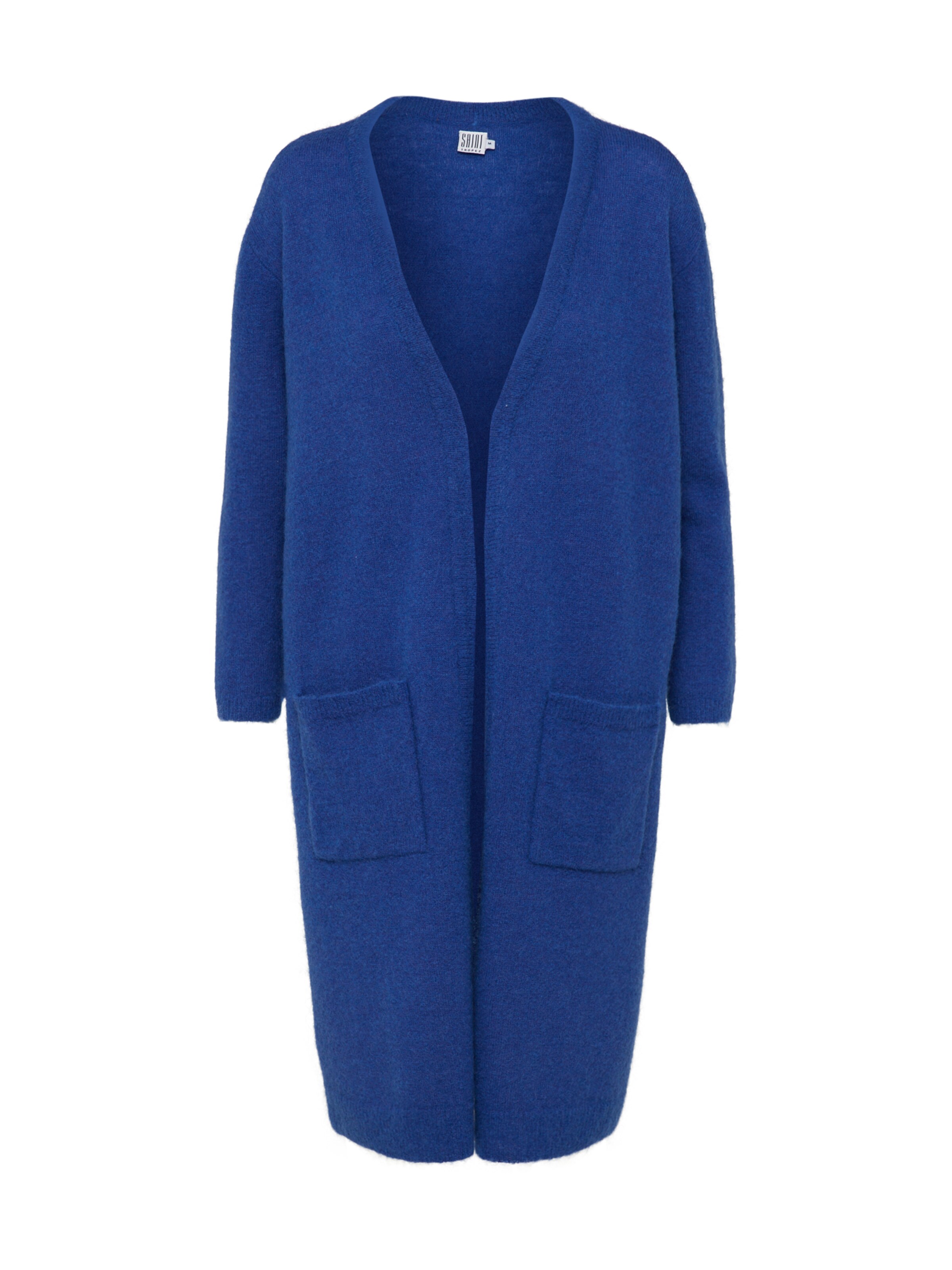 SAINT TROPEZ - Gebreid vest in de kleur Blauw