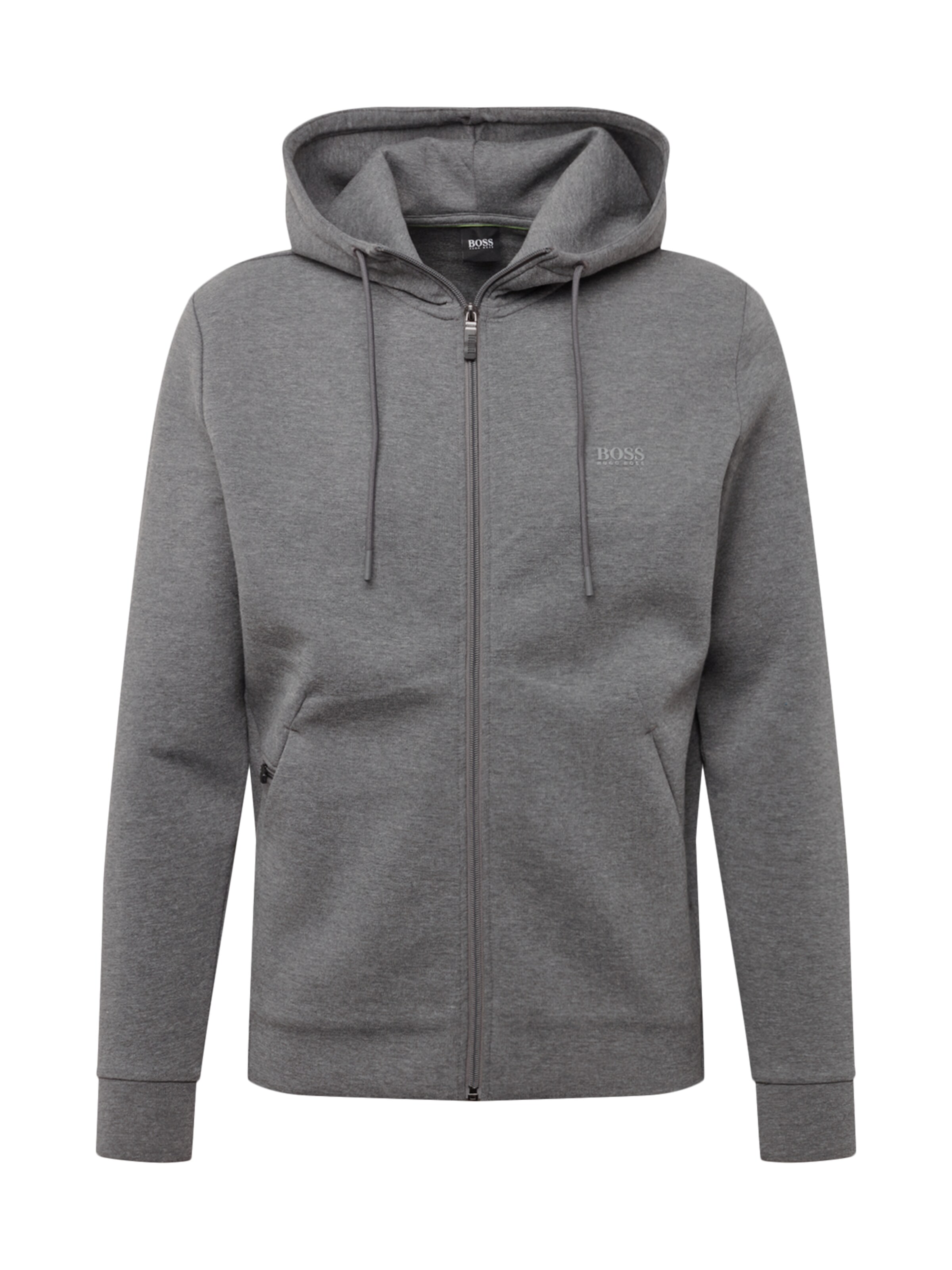 BOSS - Sweatvest 'Saggy X' in de kleur Grijs