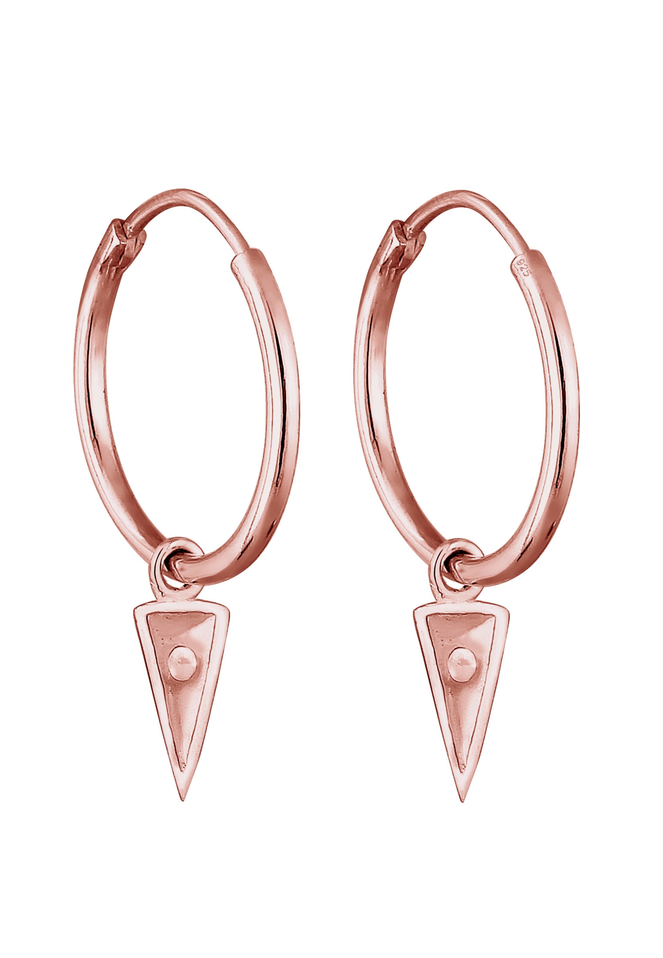 ELLI Earrings 'Dreieck, Geo' in Gold