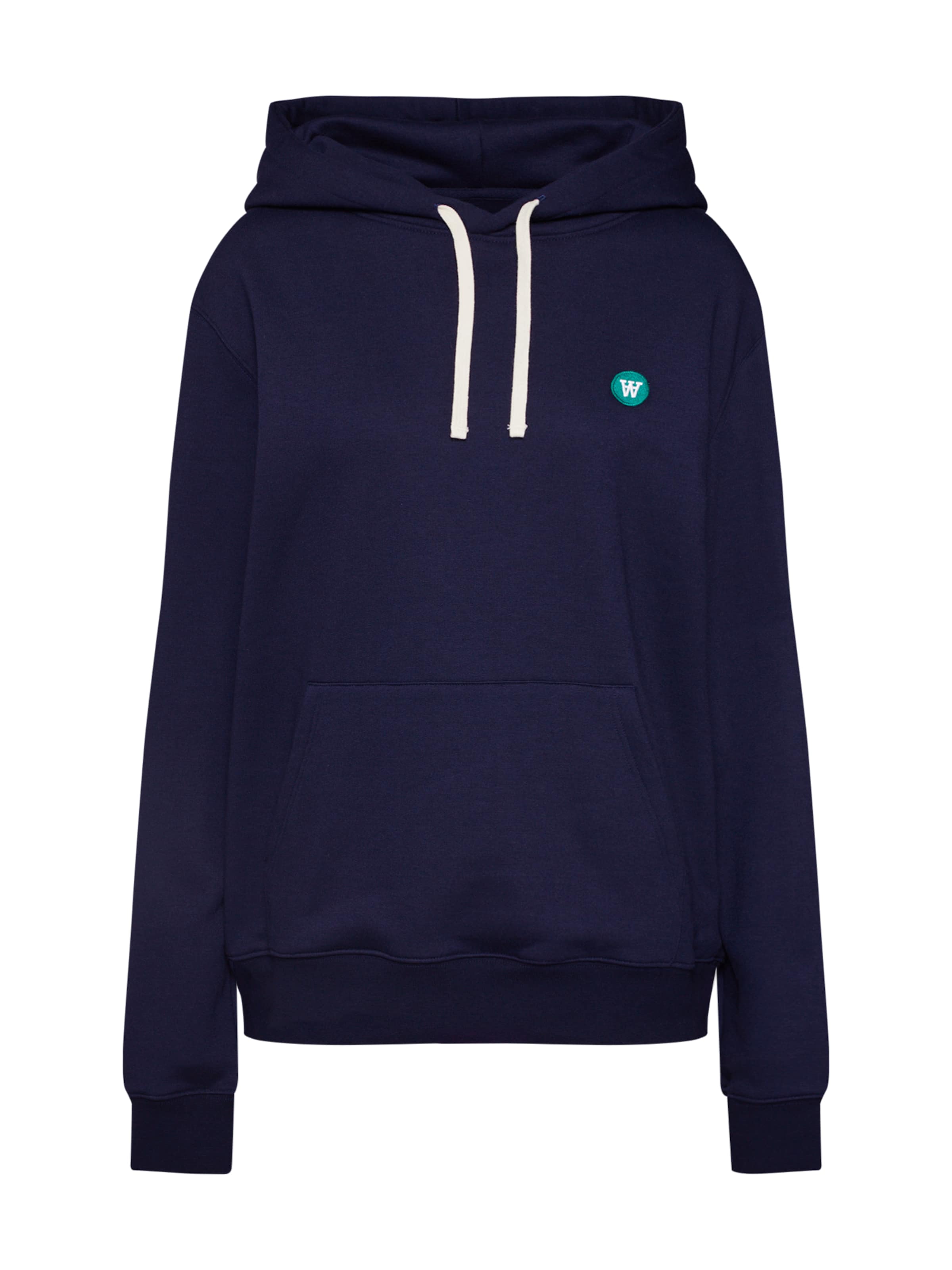 Bluză de molton 'Ian' de la WOOD WOOD pe albastru: față