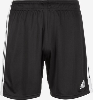 ADIDAS PERFORMANCE Regular Workout Pants 'Tastigo' in Black: front