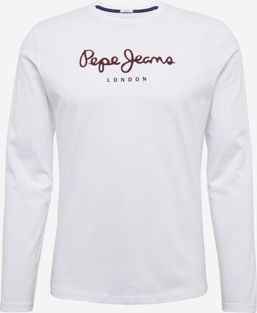 T-Shirt 'Eggo' Pepe Jeans en blanc : devant