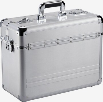 Dermata Pilot Case in Silver: front