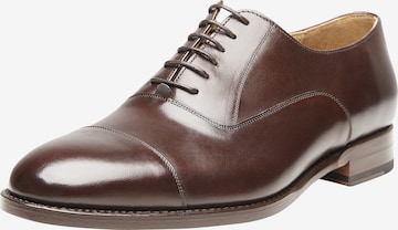SHOEPASSION Lace-Up Shoes 'No. 5544' in Brown: front