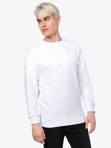 Urban Classics Sweatshirt 'Crewneck' in Weiß: predná strana