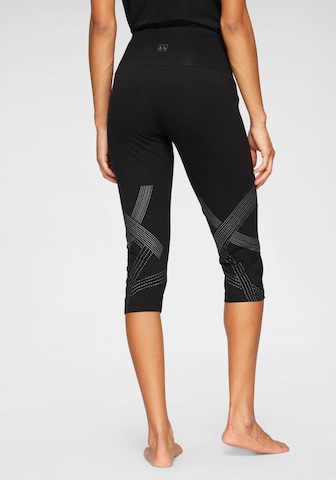 Skinny Pantalon de sport LASCANA ACTIVE en noir