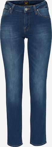 Regular Jeans 'Marion Straight' de la Lee pe albastru: față
