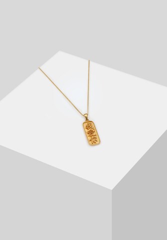 ELLI Ketting 'Ich liebe dich' in Goud