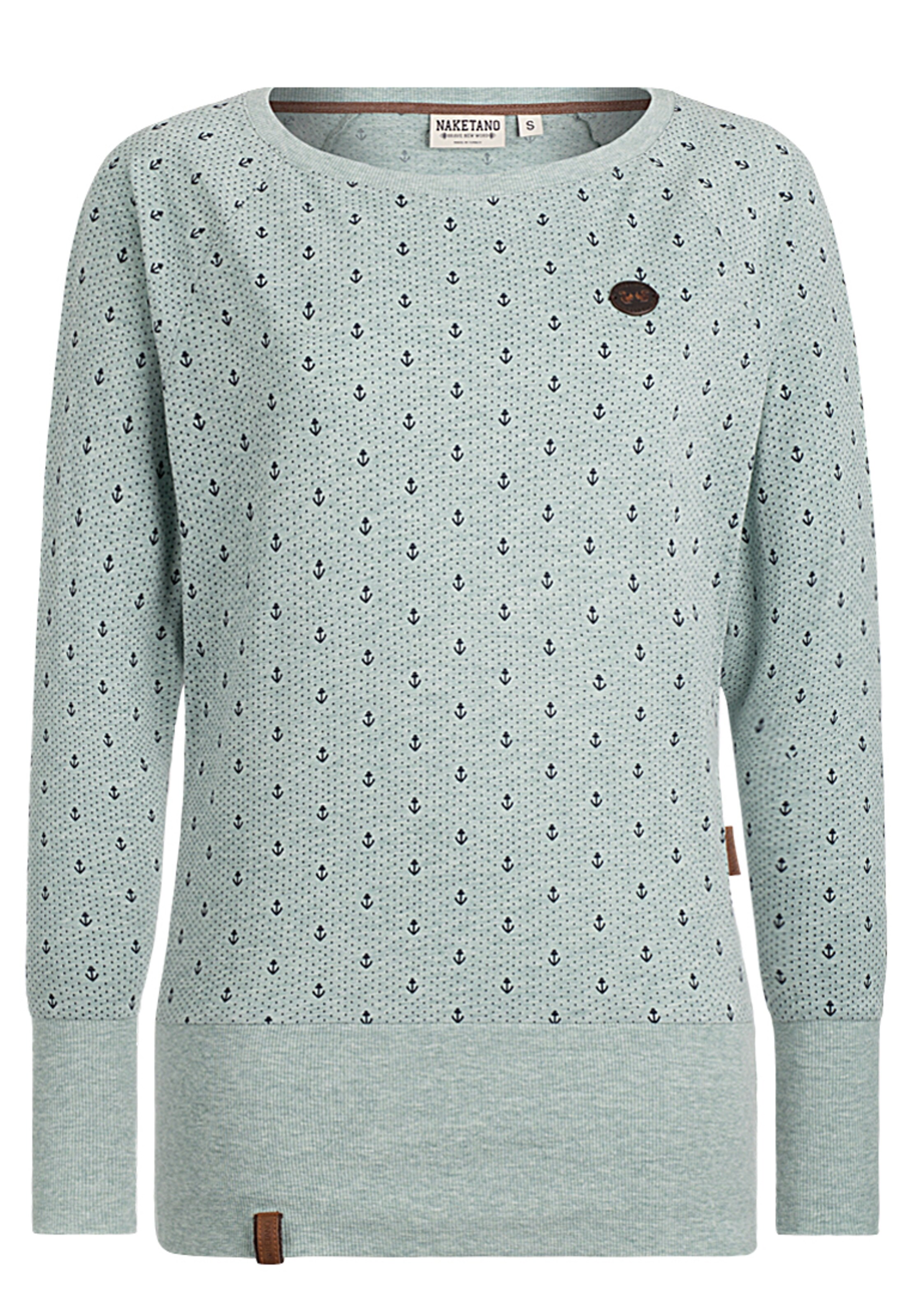 naketano - Shirt 'Hodenschmerzen' in de kleur Pastelgroen