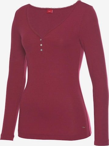 Chemise de nuit s.Oliver en rouge