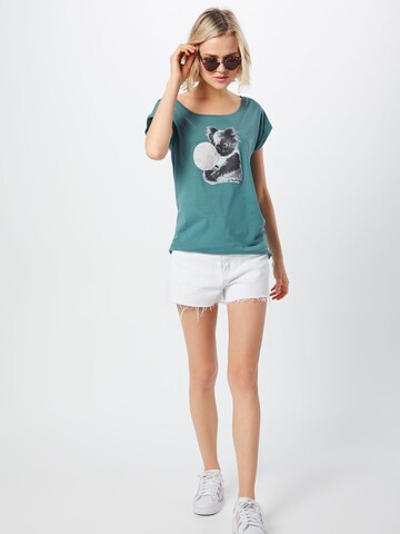 Iriedaily Shirt 'Koala Bubble' in Groen