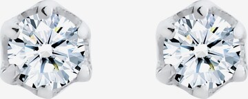 Elli DIAMONDS Oorbellen in Zilver: voorkant