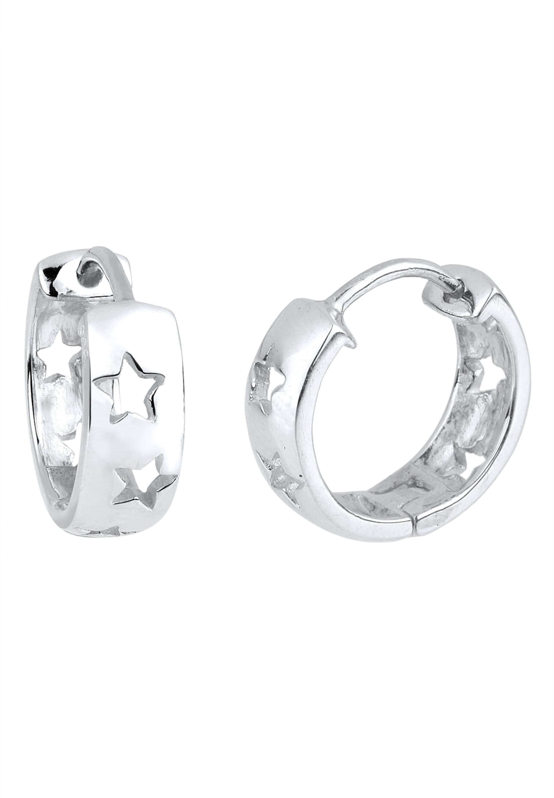ELLI Oorbellen 'Sterne' in Zilver