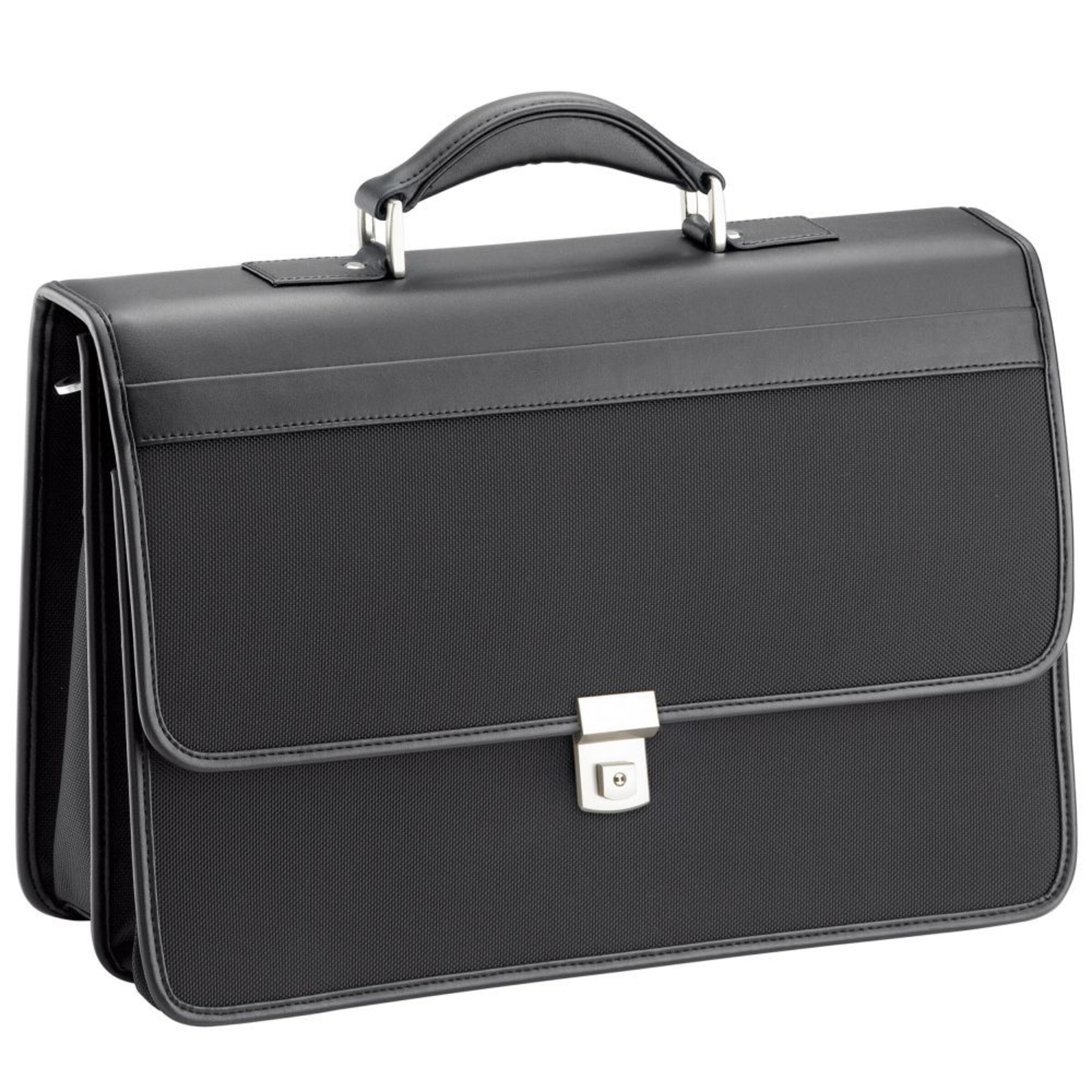D&N Document bag in Black: front