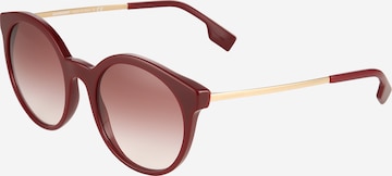 Lunettes de soleil BURBERRY en rouge : devant