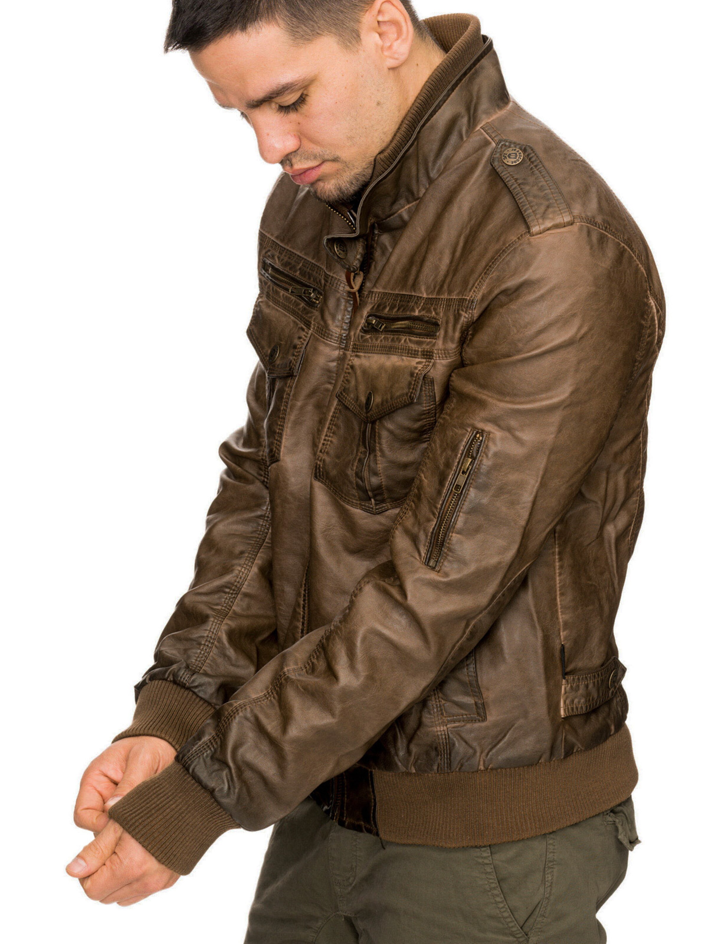 INDICODE JEANS Between-season jacket in Brown