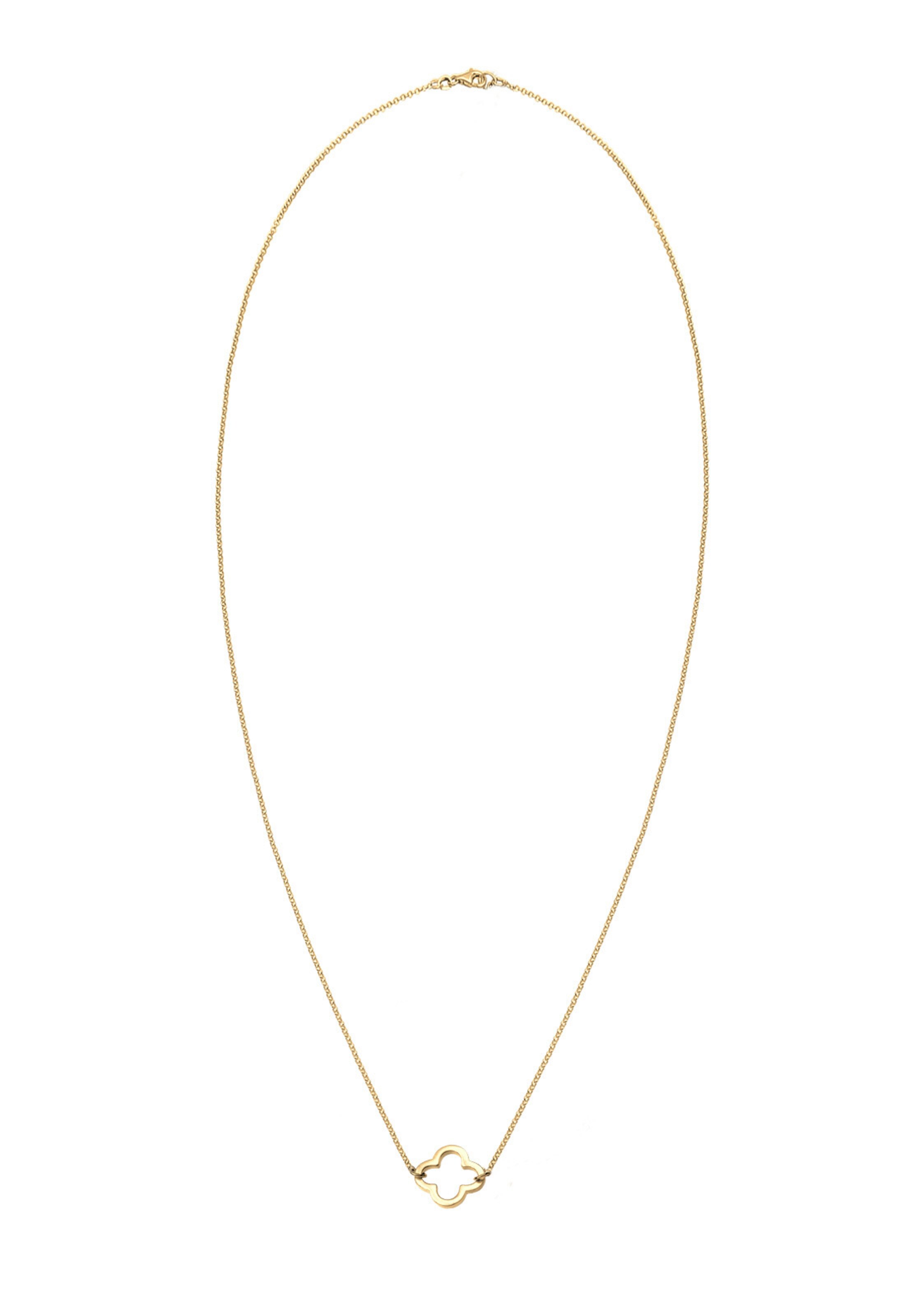 ELLI Lánc 'Kleeblatt' - arany: elől