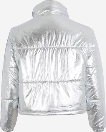 Urban Classics Between-Season Jacket in Silver