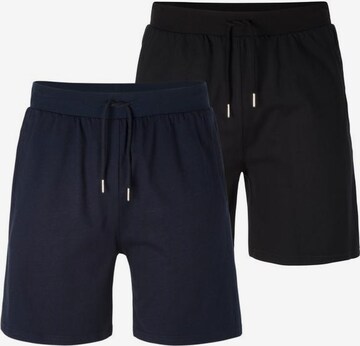 LE JOGGER Schlafshorts in Blau: predná strana