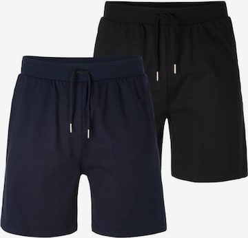 LE JOGGER Pyjamabroek in Blauw: voorkant