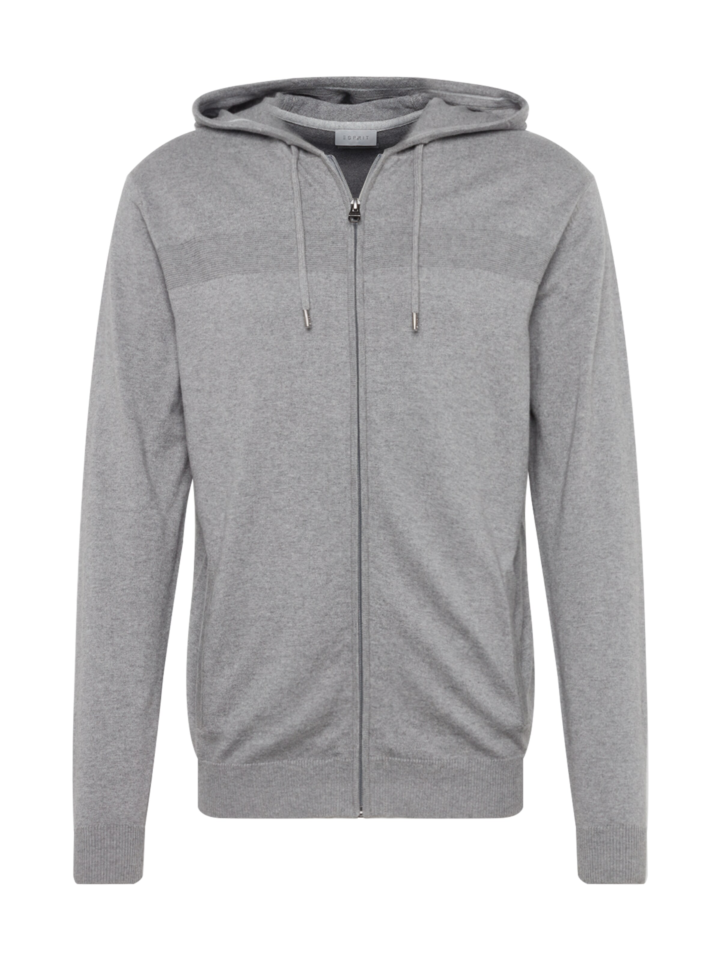 ESPRIT - Gebreid vest in de kleur Grijs