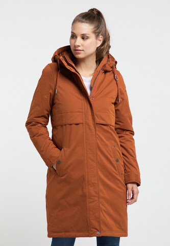 DREIMASTER Winterparka in Rood: voorkant