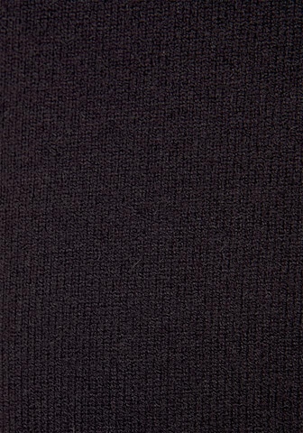 LASCANA Strickkleid in Schwarz