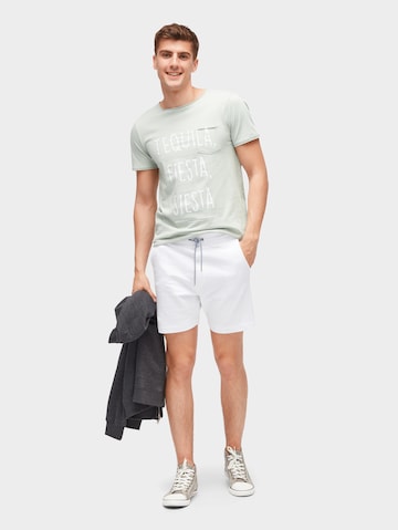 TOM TAILOR DENIM - regular Pantalón en blanco