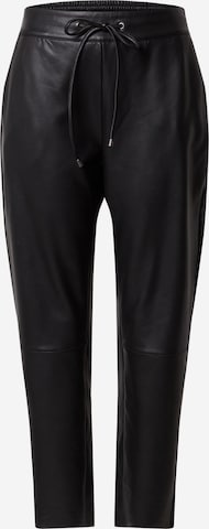 Loosefit Pantalon 'Villa' Kaffe en noir : devant