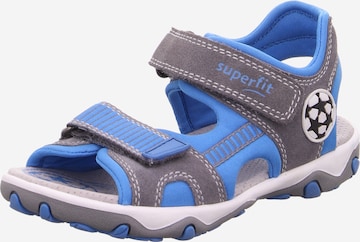 SUPERFIT Odprti čevlji 'Mike' | modra barva: sprednja stran