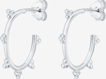 Boucles d'oreilles 'Creole' ELLI en argent : devant