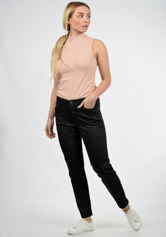 DESIRES Slimfit Jeans 'Elbja' in Schwarz
