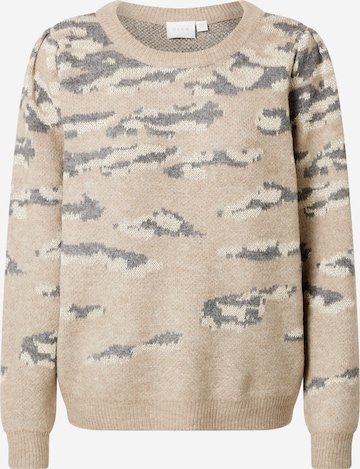 VILA Sweater in Beige: front