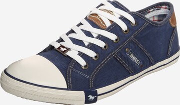 MUSTANG Sneakers laag in Blauw: voorkant