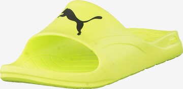 PUMA Beach & Pool Shoes 'Divecat' in Yellow: front