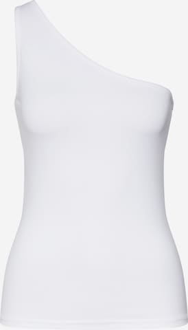 Urban Classics - Top 'Ladies Asymmetric' en blanco: frente