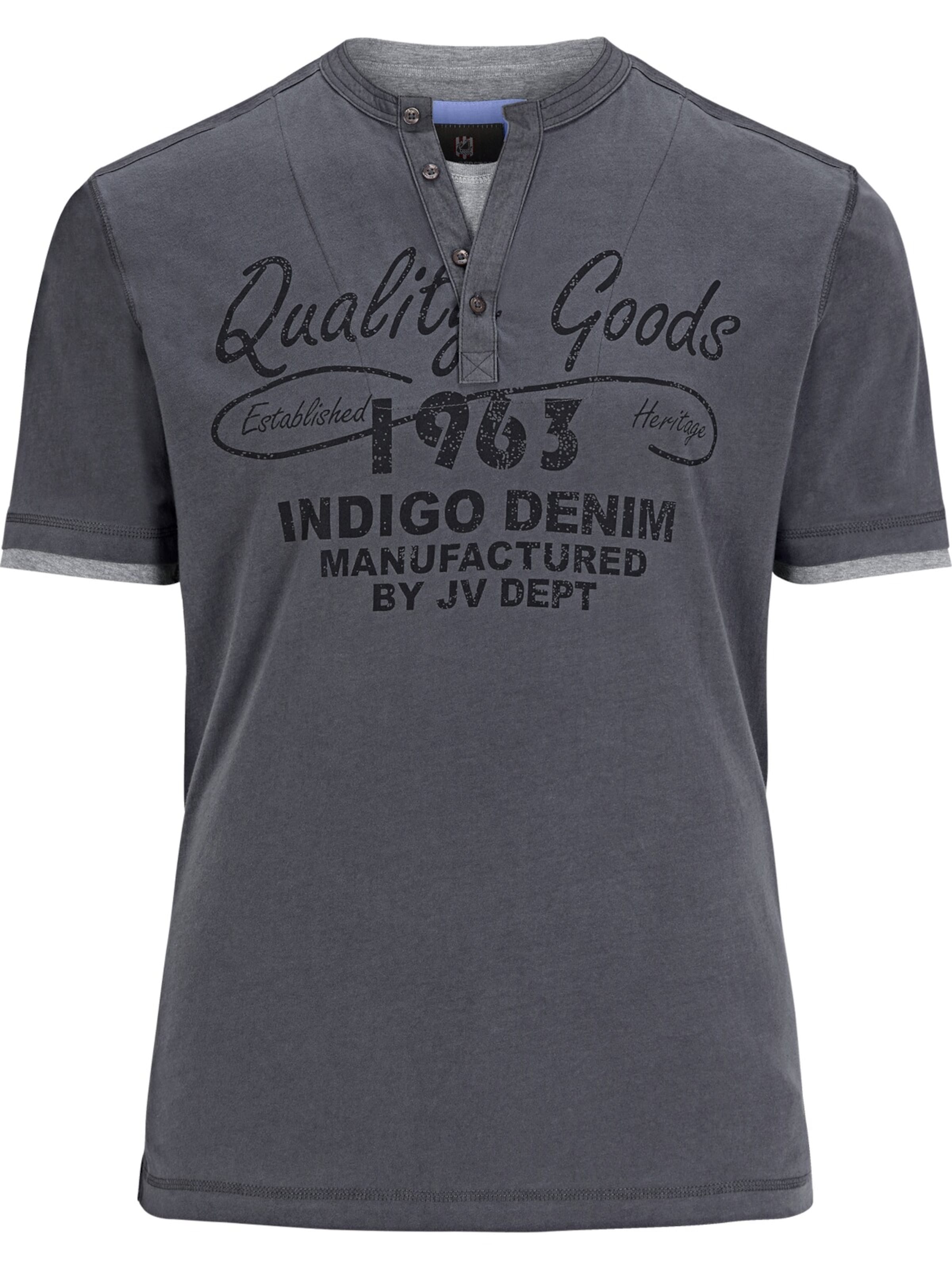 Jan Vanderstorm T-Shirt 'Nante' in Grau: Vorderseite