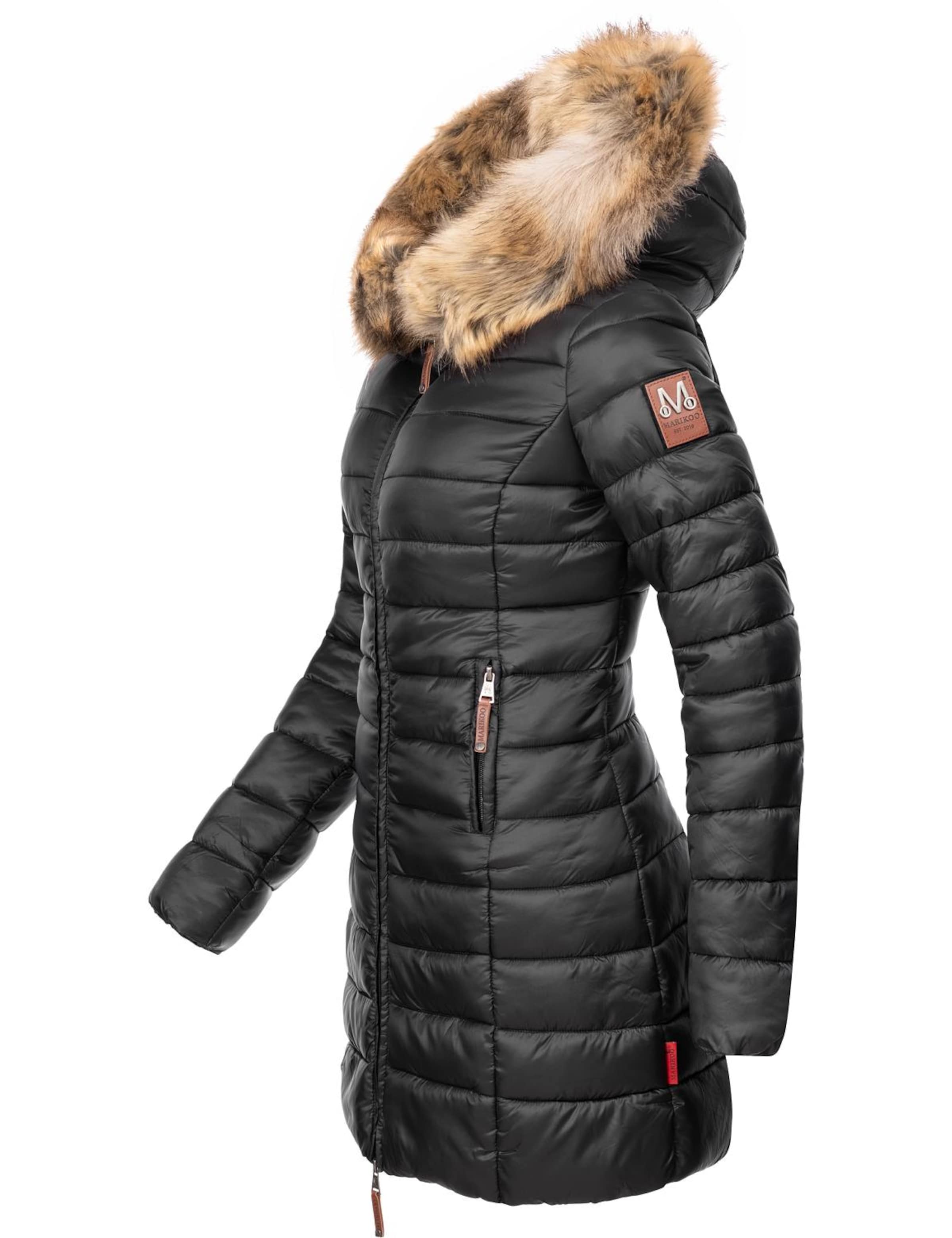 MARIKOO - Abrigo de invierno 'Rose' en negro