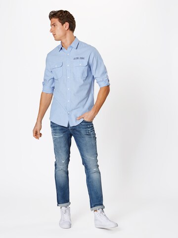 Coupe regular Chemise 'Clark' JACK & JONES en bleu